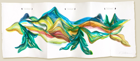 Panorama Series VI: Mountain View by Elizabeth Delson