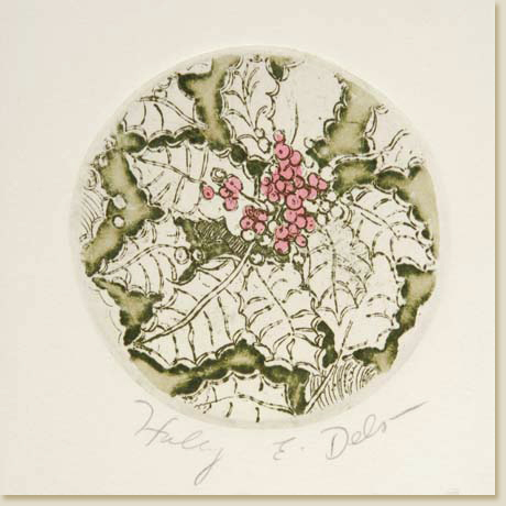 Floral Roundel Series: Goldenrod by Elizabeth Delson