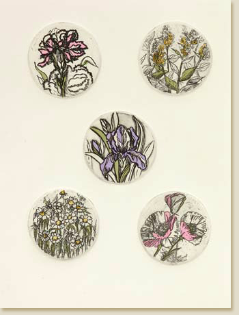 Little Flowers III by Elizabeth Delson