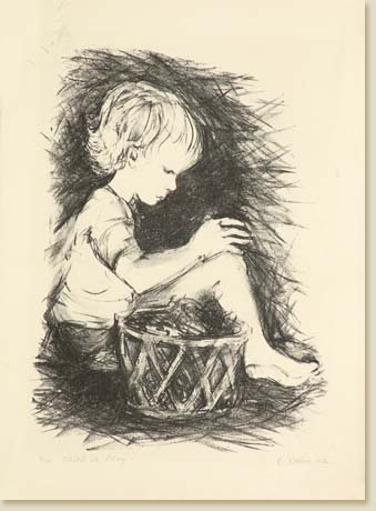 Child at Play by Elizabeth Delson