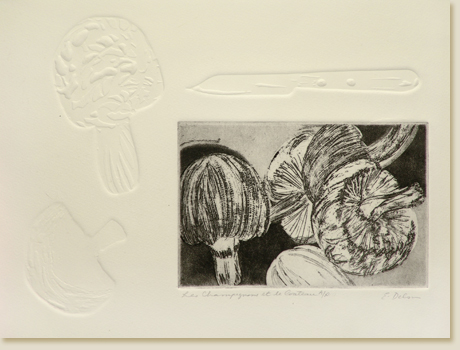 Les Champignons et Le Couteau by Elizabeth Delson