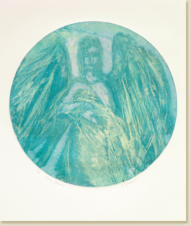 Nike (Blue) by Elizabeth Delson