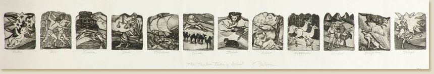 The Twelve Tribes of Israel by Elizabeth Delson